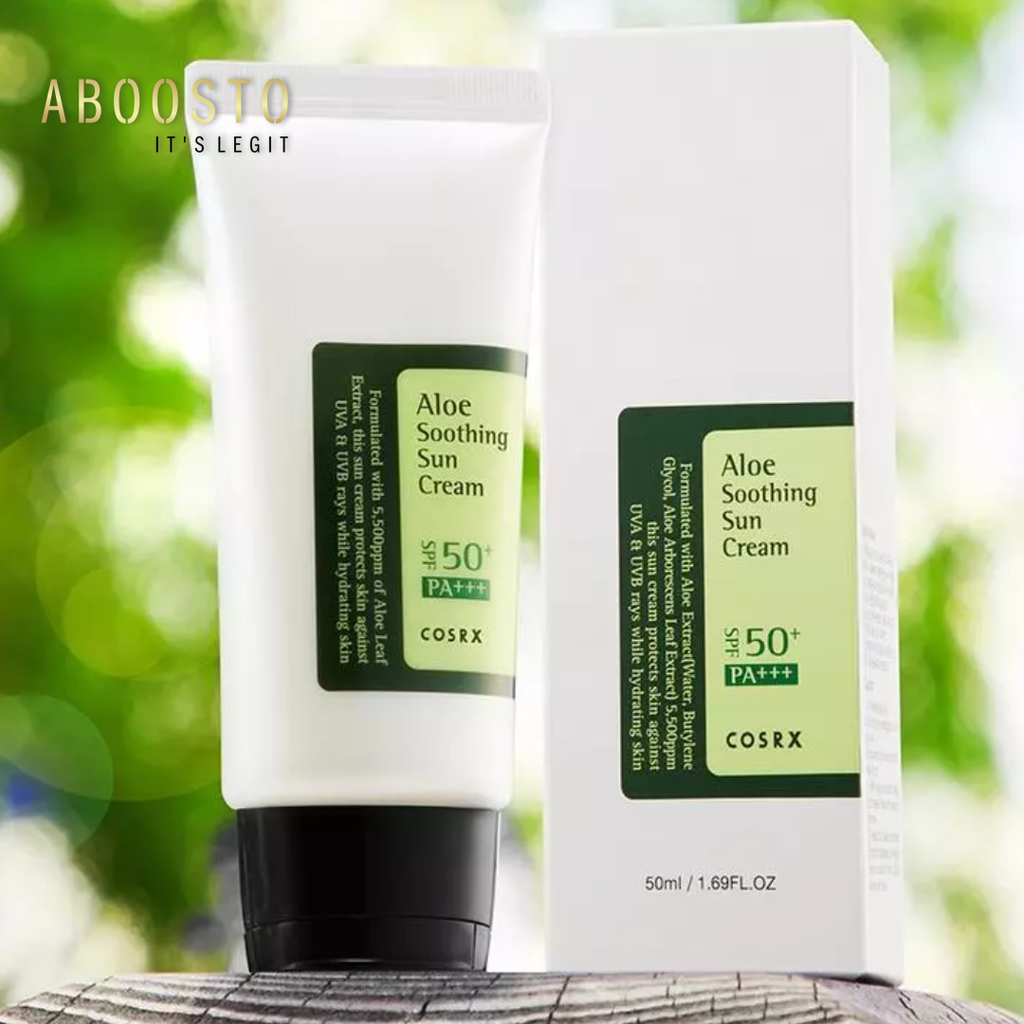 ALOE SOOTHING SUNSCREAM (50ML) – ABOOSTO Kenya
