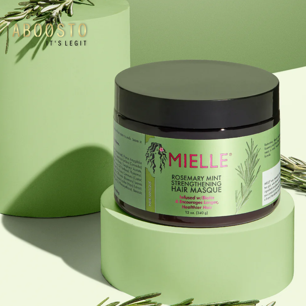 MIELLE ROSEMARY MINT STRENGTHENING HAIR MASK (340G)