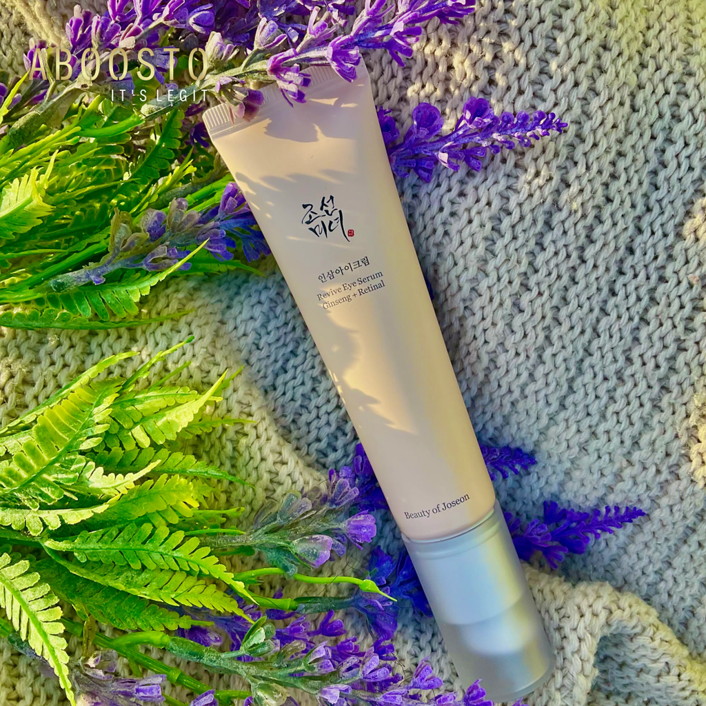 REVIVE EYE SERUM Ginseng + Retinal 30ML anti-aging Korean eye serum for wrinkles and hydration