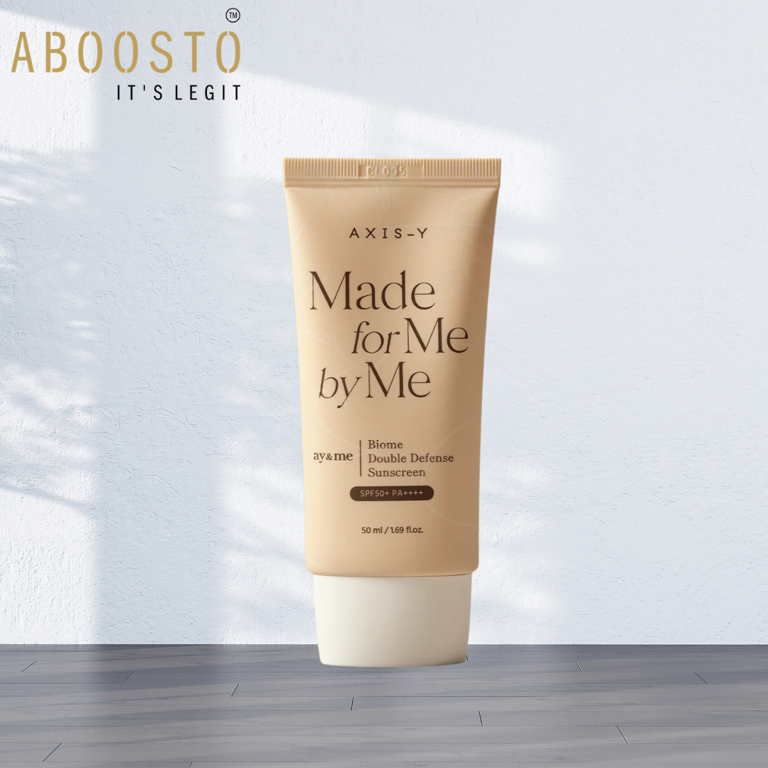 Biome Double Defense Sunscreen 50ML lightweight UV protection no white cast hydrating sunscreen for daily use