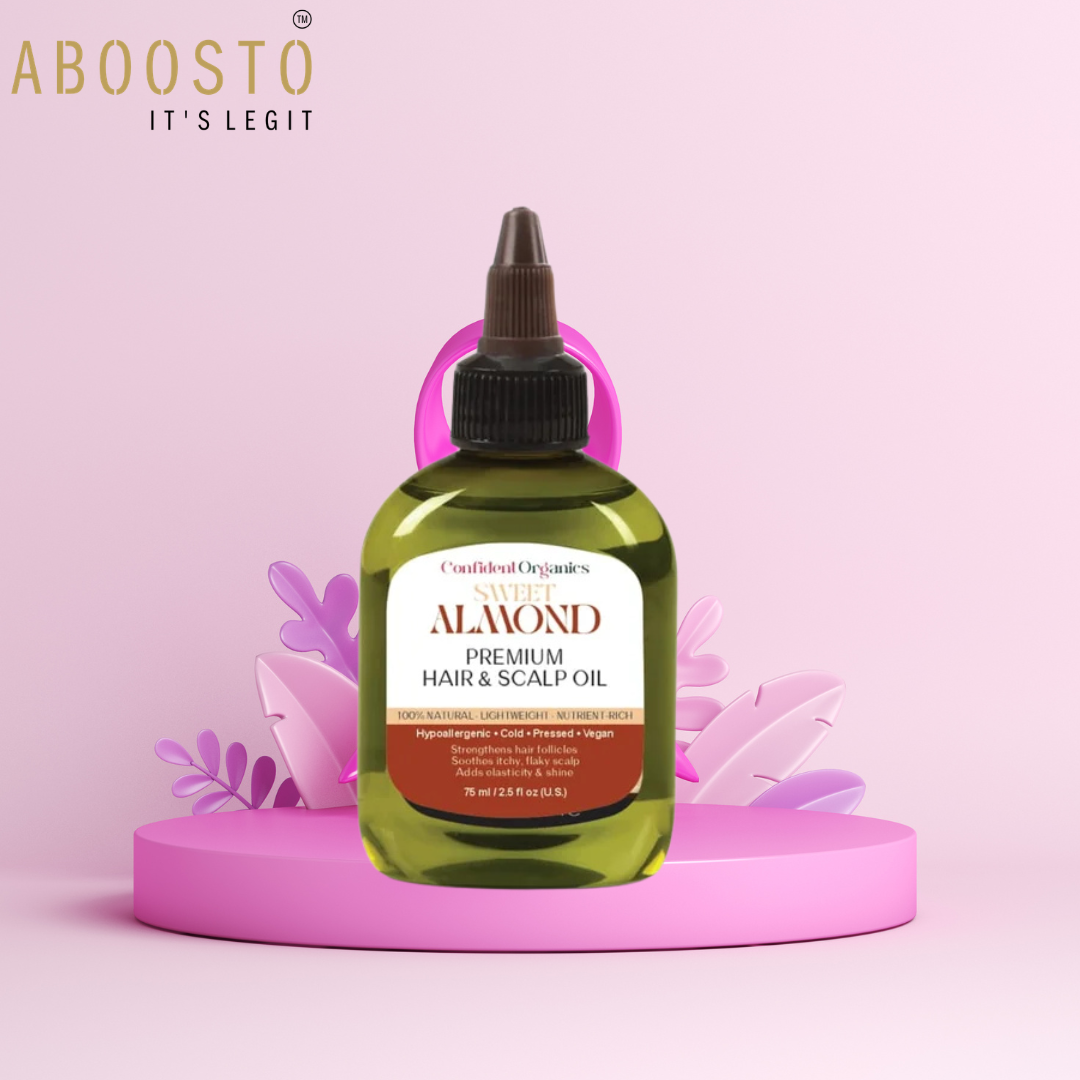 SWEET ALMOND PREMIUM HAIR & SCALP OIL (75ML)