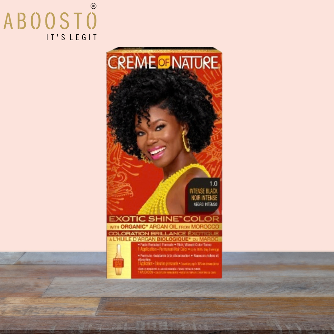 WOMEN'S GEL HAIR COLOR-1.0 INTENSE BLACK