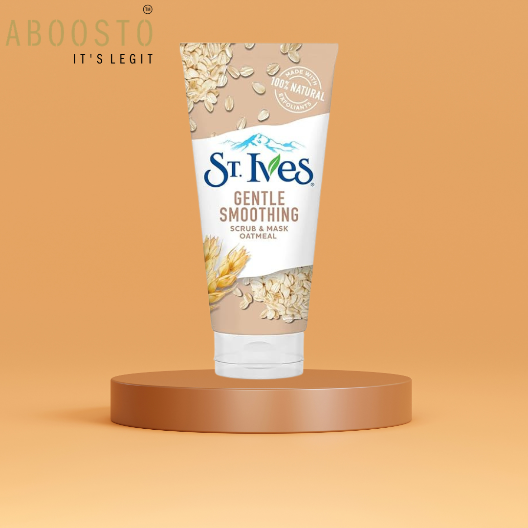 ST IVES GENTLE SMOOTHING FACE OATMEAL SCRUB & MASK 170G