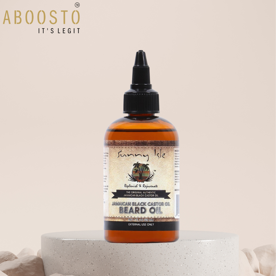 SUNNY ISLE JAMAICAN BLACK CASTOR BEARD OIL 4OZ