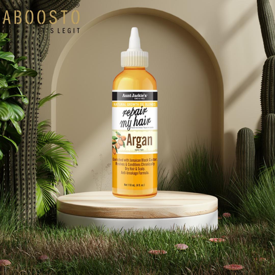 AUNT JACKIE`S REPAIR MY HAIR ARGAN NATURAL GROWTH OIL BLEANDS 118ML