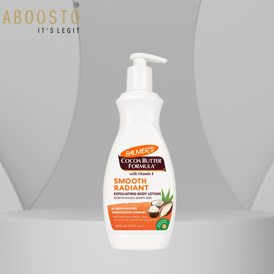 PALMERS SMOOTH & RADIANT EXFOLIATING BODY LOTION 400ML