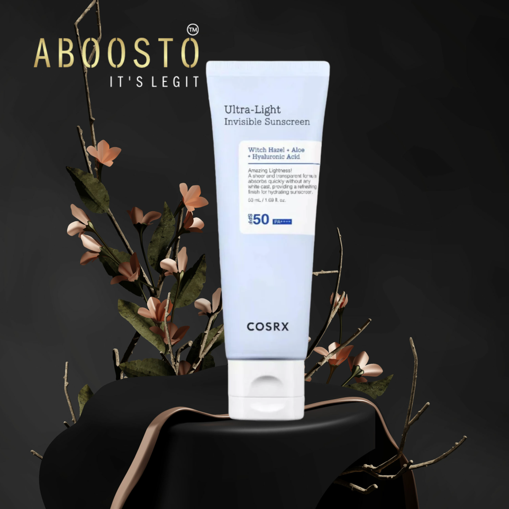 ULTRA LIGHT INVISIBLE SUNSCREEN (50ML) – ABOOSTO Kenya