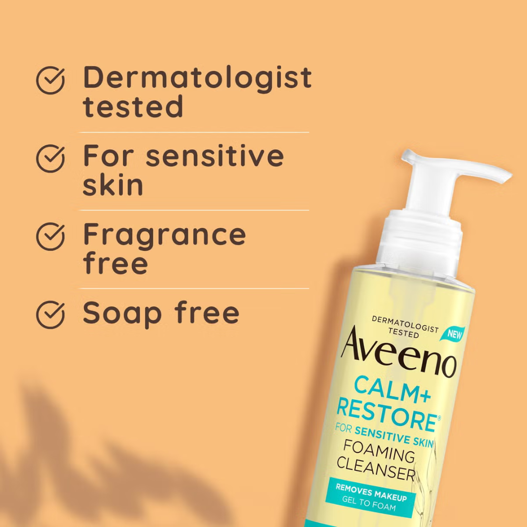 AVEENO 200ML CALM & RESTORE CLEANSER