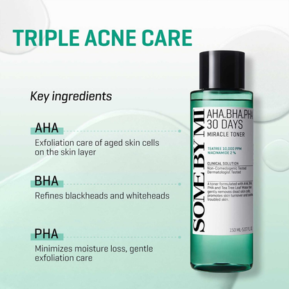 AHA-BHA-PHA 30 DAYS MIRACLE TONER (150ML)