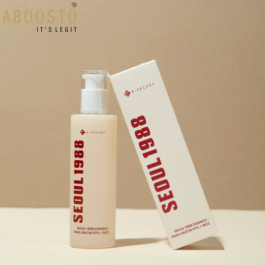 SEOUL 1988 ESSENCE : SNAIL MUCIN 97% + RICE 100ML