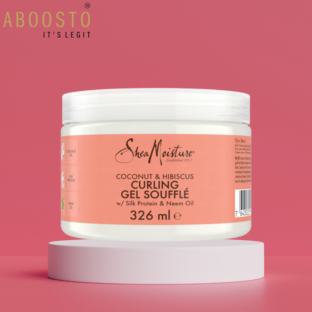 SHEA MOISTURE COCONUT HIBISCUS CURLING GEL SOUFFLE 13OZ