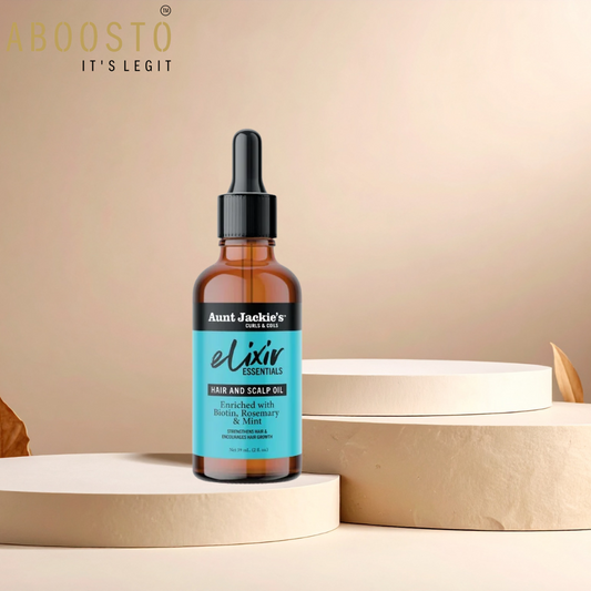 AUNT JACKIE'S ELIXIR BIOTIN, ROSEMARY & MINT HAIR OIL 2OZ