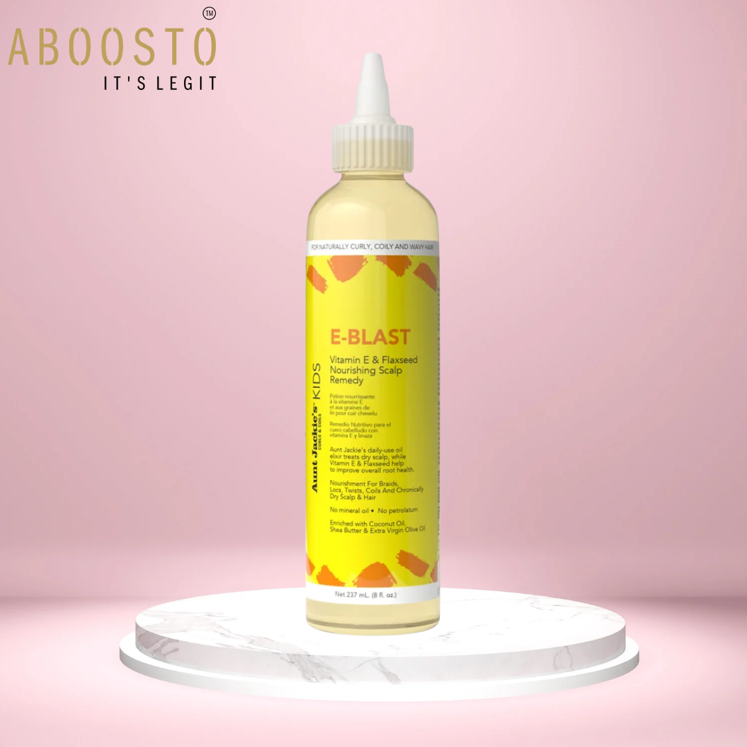 AUNT JACKIE'S E-BLAST VITAMIN E & FLAXSEED NOURISHING SCALP REMEDY 8OZ