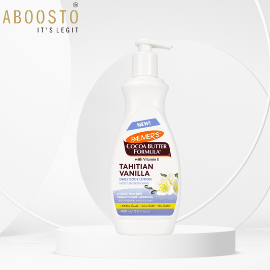 PALMERS COCOA BUTTER TAHITIAN VANILLA LOTION PUMP 400ML