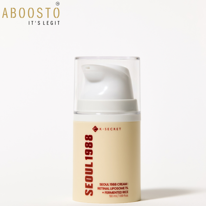 SEOUL 1988 CREAM : RETINAL LIPOSOME 1% + FERMENTED RICE 50ML
