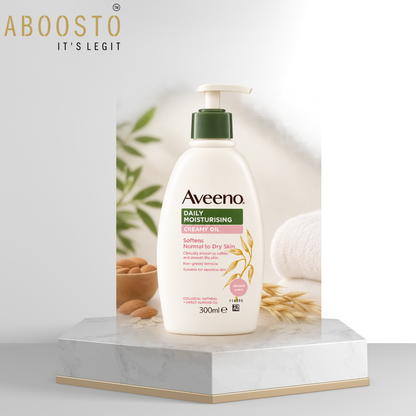 AVEENO DAILY MOIST CREAMY OIL NORMAL TO DRY SKIN 300ML