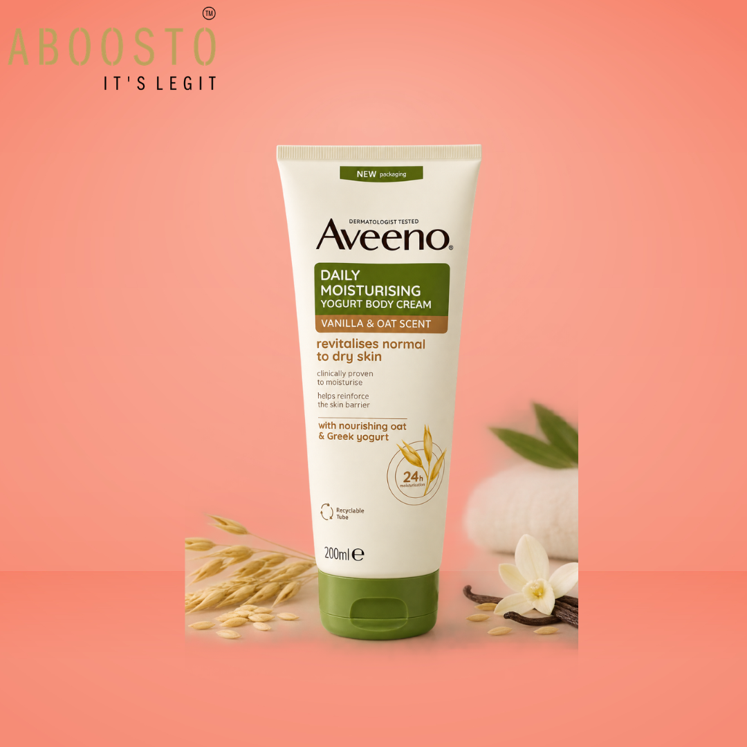 AVEENO 200ML YOGURT BODY CREAM VANILLA & OATS