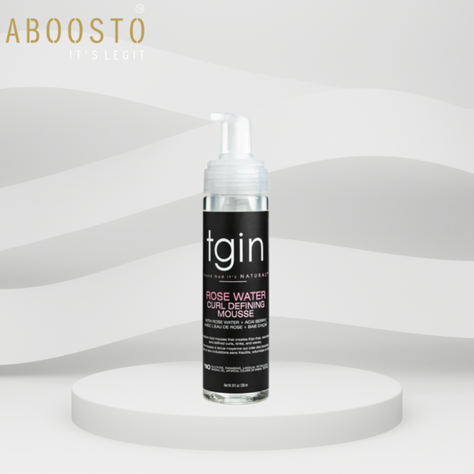 TGIN ROSE WATER CURL MOUSSE 8OZ